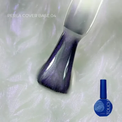 TOUCH Perla Cover Base №4, 13 ml – Kamuflážní báze s perleťovým efektem