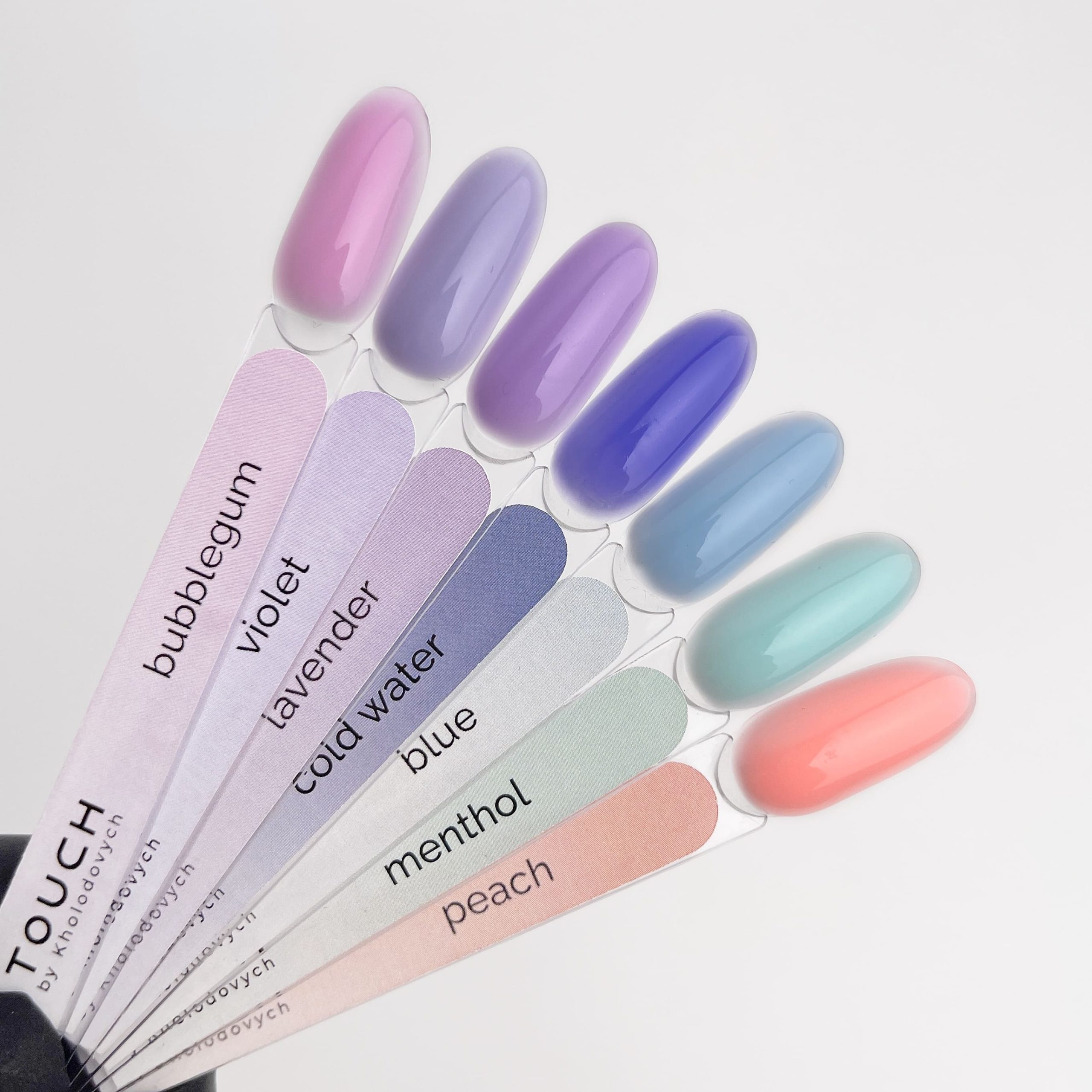 TOUCH Cover Base VIOLET — камуфлююча база для нігтів 13мл - Зображення 3