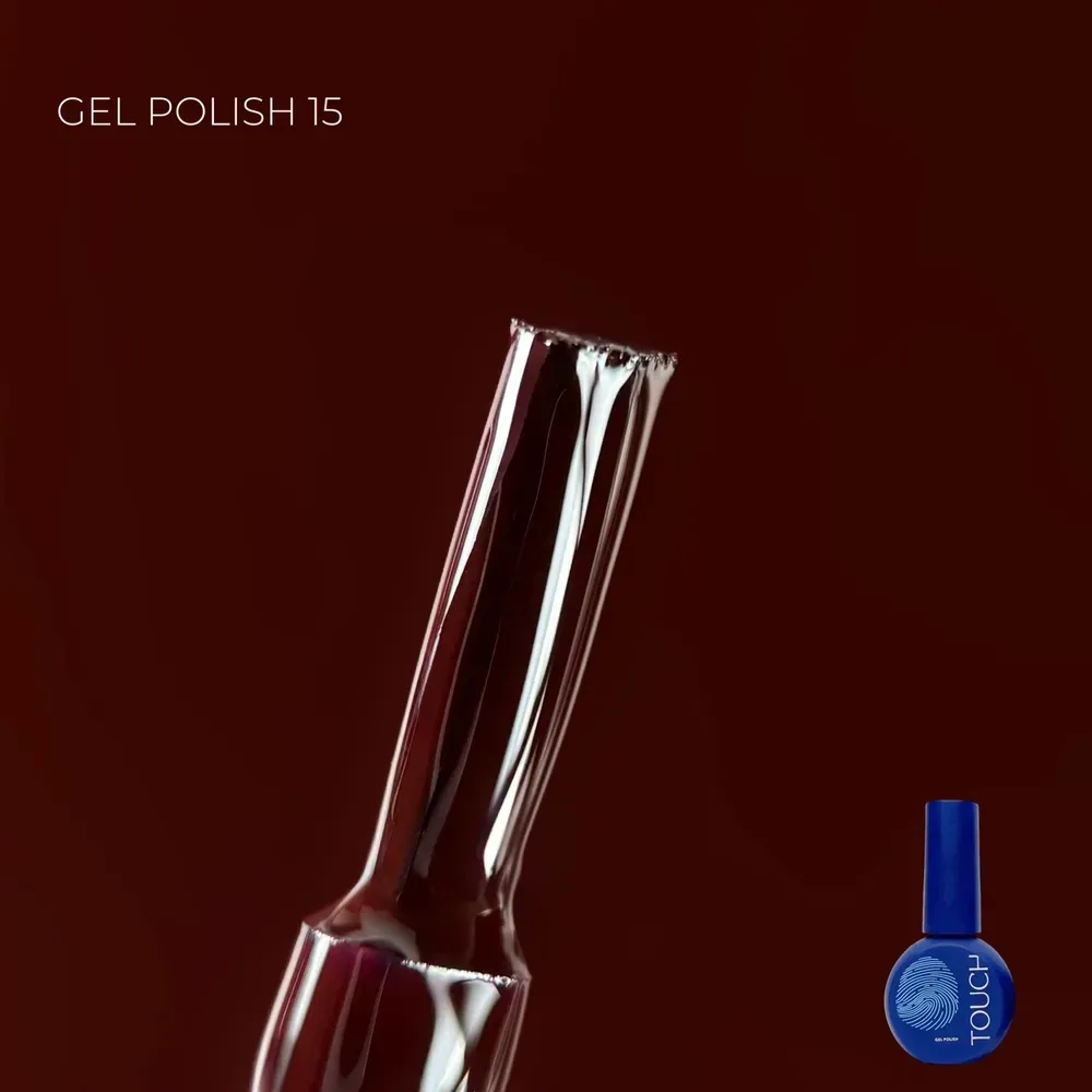 Гель-лак базової колекції TOUCH №15, 9 ml